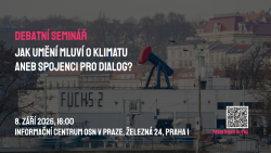 Klimatická koalice pořádá debatu Jak umění mluví o klimatu Aneb spojenci pro dialog?